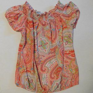 Women's Orange Designed Shirt